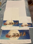 Collections Santa Village Towel Set 3 Piece Bath Hand Wash Cloth New. Fixed Price $9.86.