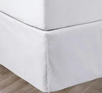 18 Inch Drop Bed Skirt Queen Size - Platform Style With Secure Fit, Classic T.... Fixed Price $45.74.