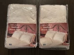 2 Vtg Standard Pillow Shams Matelasse Crown Crafts Cotton W/fringe Queen Mary. Fixed Price $36.25.