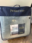 New Pendleton Rock Point Slate Twin Comforter Set 2 Pc. Fixed Price $122.19.