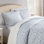Waverly Traditions Dashing Damask 3 Piece Quilted Pattern Bedding Set, Queen. Fixed Price $64.99.