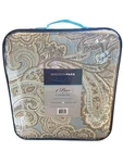 New Madison Park Pure Ronan 100% Cotton Quilt Set-paisley Blue 4 Pieces. Fixed Price $65.00.