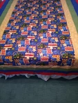 Handmade John Deere Twin Quilt. Fixed Price $125.00.