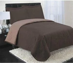 New Rt Designers Collection 3-PIECE Reversible Coverlet, King, Chocolate Brown. Fixed Price $59.99.