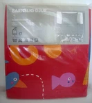 New Ikea Barnslig Djur Red Twin Size Quilt Cover W/ Pillowcase Bed Set Animals. Fixed Price $49.95.