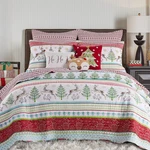 Levtex H2670 Home Multicolor Comet & Cupid Reversible Quilt Size Full/queen. Fixed Price $149.25.