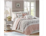 Madison Park Dawn 6 Piece Cotton Percale Reversible Coverlet Set Full/queen -. Fixed Price $108.00.