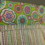 Cynthia Rowley Twin Reversible Quilt Bed Spread Cover Floral Polka Dot Cotton. Fixed Price $39.99.
