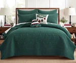 Levtex O Christmas Tree Green Twin Quilt Set. Fixed Price $68.00.