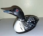 Jasco Common Loon Lint Brush Hand Carved/painted Wood Unused 6". Fixed Price $10.00.