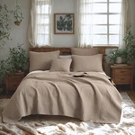 Elegant Matelasse Bedspread Set 100 Cotton Fabric Floral Sand Dollar Quilted. Fixed Price $135.25.