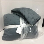 Pottery Barn Steel Blue Tencel Bed Quilt Cover Blanket F/q Full Queen 1 Std Sham. Fixed Price $199.99.