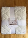 Ugg Aileen Queen Coverlet Set 100% Cotton Snow White. Fixed Price $139.99.