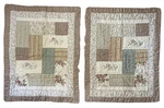 Sunham Home Patchwork Shams Embroidered Quilted Boho Rose Floral Shabby Chic. Fixed Price $29.99.