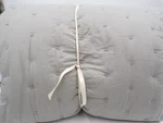 Pottery Barn Velvet Tufted Quilt Sumptuous Texture King Cal Light GRAY#9760. Fixed Price $250.07.