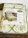 Glory Home Design Charlotte Queen Quilt Yellow Sage Floral & Garden Pattern. Fixed Price $53.00.
