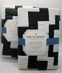 New 2 Pottery Barn Kids Emily & Meritt Diamond Quilted Shams Standard Pair. Fixed Price $39.00.