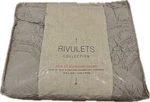 Rivulets Anthropologie Standard Pillow Shams New Packaging Pair Of 2 Cotton. Fixed Price $89.99.