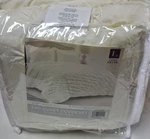 Lush Cor Ravello Pintuck King Duvet Cover Set Ivory 3-PIECE Machine Washable. Fixed Price $25.00.