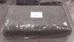 New Rare 5PC Pottery Barn Washed Velvet Silk Diamond Queen Quilt Shams Dark Sage. Fixed Price $649.50.
