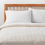 Full/queen Microfiber Quilt Ivory - Room Essentials. Fixed Price $13.99.
