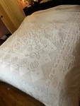 Bates Martha Washington Choice White Hobnail Chenille Bedspread King- Grannycore. Fixed Price $325.00.