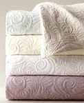 Sferra Hannah Lavender King 5 Pc. Coverlet Shams Set Cotton Matelasse Scroll New. Fixed Price $345.90.