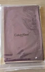 Calvin Klein Pearl Edge Sateen Egyptian Cotton King Flat Sheet-bittersweet-read. Fixed Price $74.99.