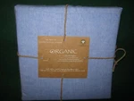 Heritage Home 100% Organic Cotton Twin Sheet Set (3 Pc) Chambrey Blue(nwt). Fixed Price $79.95.