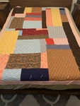 Cozy Patchwork Quilt Reversible Pink Twin Blanket 58 X 84. Fixed Price $27.99.