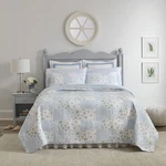 Laura Ashley - Queen Quilt Set, Cotton Reversible Bedding With Matching Shams,. Fixed Price $108.60.