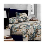 Tribeca Living Casablanca Floral Printed Deep Pocket Sheet Set, California King. Fixed Price $106.53.