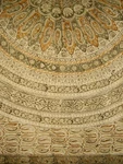Veggie Dye Block Print Tapestry Cotton Bedspread 108" X 88" Full-queen Green. Fixed Price $47.99.
