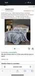 100% Washed Cotton With Real Patchwork Stitching King Quilt Bedding Set. Fixed Price $50.99.