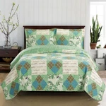 Golinens Davina Classic Patchwork Pattern Quilted Coverlet Mini Set. Fixed Price $70.99.