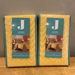(2) J. Queen New York Standard Pillow Sham Yellow Gold Camden Coverlet Quilted. Fixed Price $35.99.