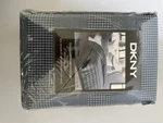 New Dkny Avenue Waffle Stripe Blue Queen Duvet Cover Shams. Fixed Price $64.90.