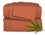 Pure Bamboo California King Sheets 100% Viscose Terracotta. Fixed Price $179.99.