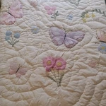 Pottery Barn Kids Wildflower Butterfly Quilt Full/queen (pink). Fixed Price $89.99.