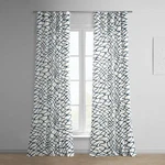 Hpd Half Price Drapes Geometric Abstract Printed Curtains 120 Inches Long Lux.... Fixed Price $39.12.
