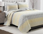 Lush Decor Medallion Ombre Full Queen Quilt Set Reversible 3 Piece Oversized. Fixed Price $59.44.