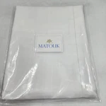 Matouk Roman Linen Hemstitch Euro Sham X 27- Flange White. Fixed Price $96.92.