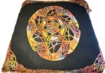 Vintage India Arts Batik Bedspread Psychedelic Celtic Wheel Dbl 1970S California. Fixed Price $66.50.