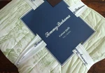 Tommy Bahama Coastal Beach Bluff Green Toile Tropical Cotton Queen Quilt. Fixed Price $99.99.