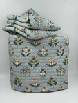 West Elm Blossom Quilt Full/queen + 2 Euro Shams, Excellent Condition. Fixed Price $199.00.