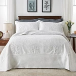 Qucover Oversized King Quilt 120X120 3PC Bedspread Soft Microfiber. Fixed Price $92.63.