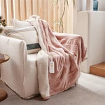 Gotcozy 50X60 Heated Blanket Electric Throw, Plush 4 Levels, Auto Shutoff. Fixed Price $42.10.
