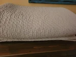 West Elm Reflections Matelasse Quilt Blanket Full Queen Artic Blue. Fixed Price $99.00.