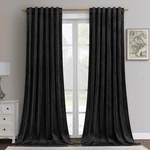 Homeideas Velvet Blackout Curtains 52 X 96 Inches, Panels Soft And Th.... Fixed Price $50.35.