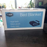 Easeland Soft Microplush Lightweight Thermal Queen Size Blanket 90X90 Inch Ivory. Fixed Price $29.99.